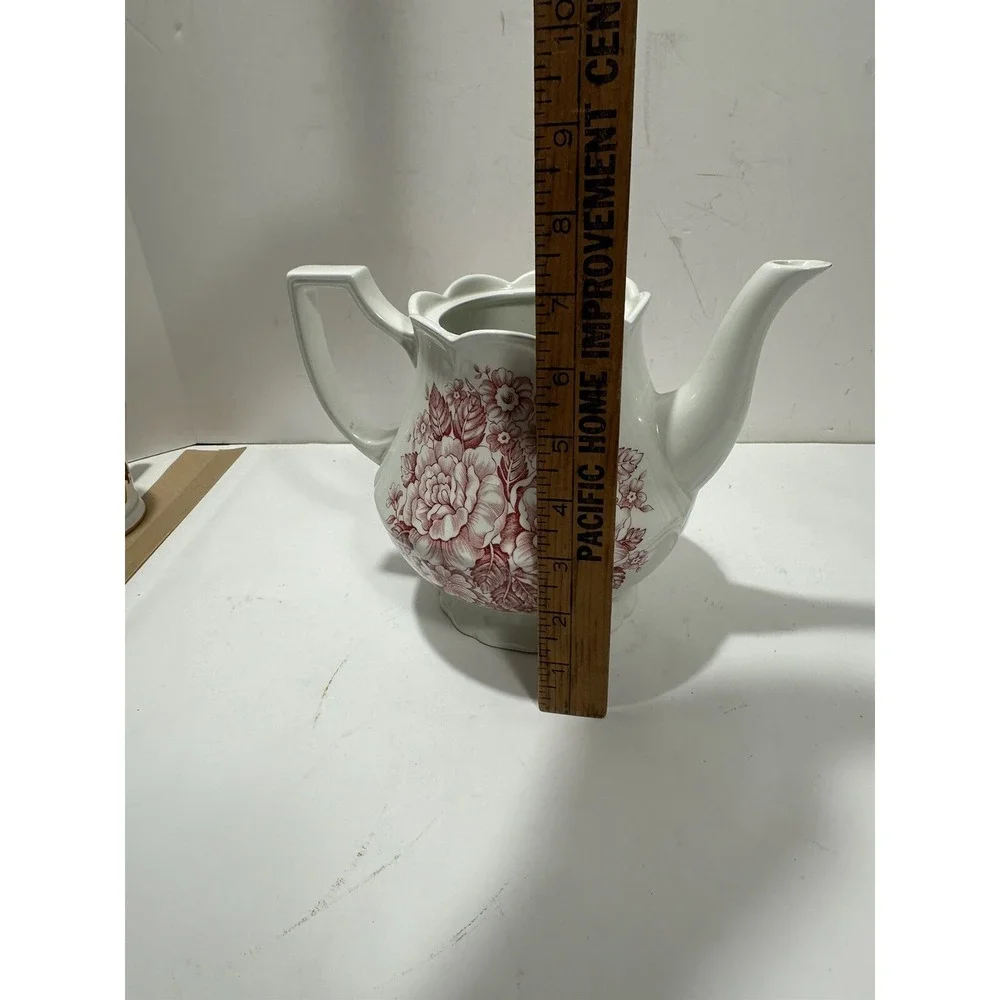 Royal Staffordshire Avondale Large +‎ Small Pitcher Bowl Set 2 England J&G Pink